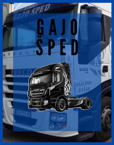 Transport robe Gajo Šped doo Čačak