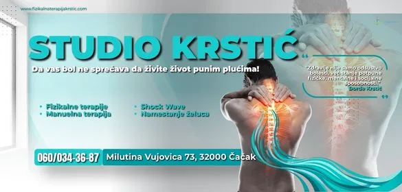 Studio Krstić Fizikalna terapija, rehabilitacija Čačak