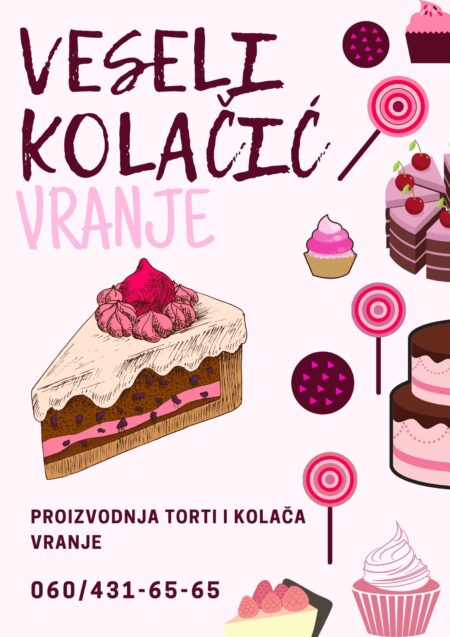 veseli kolačić peroizvodnja torti i kolača vranje