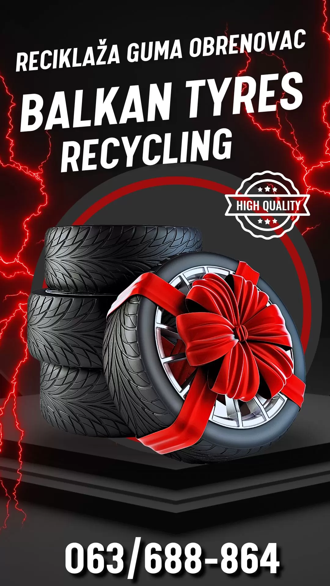 Reciklaža guma Obrenovac Balkan Tyres Recycling