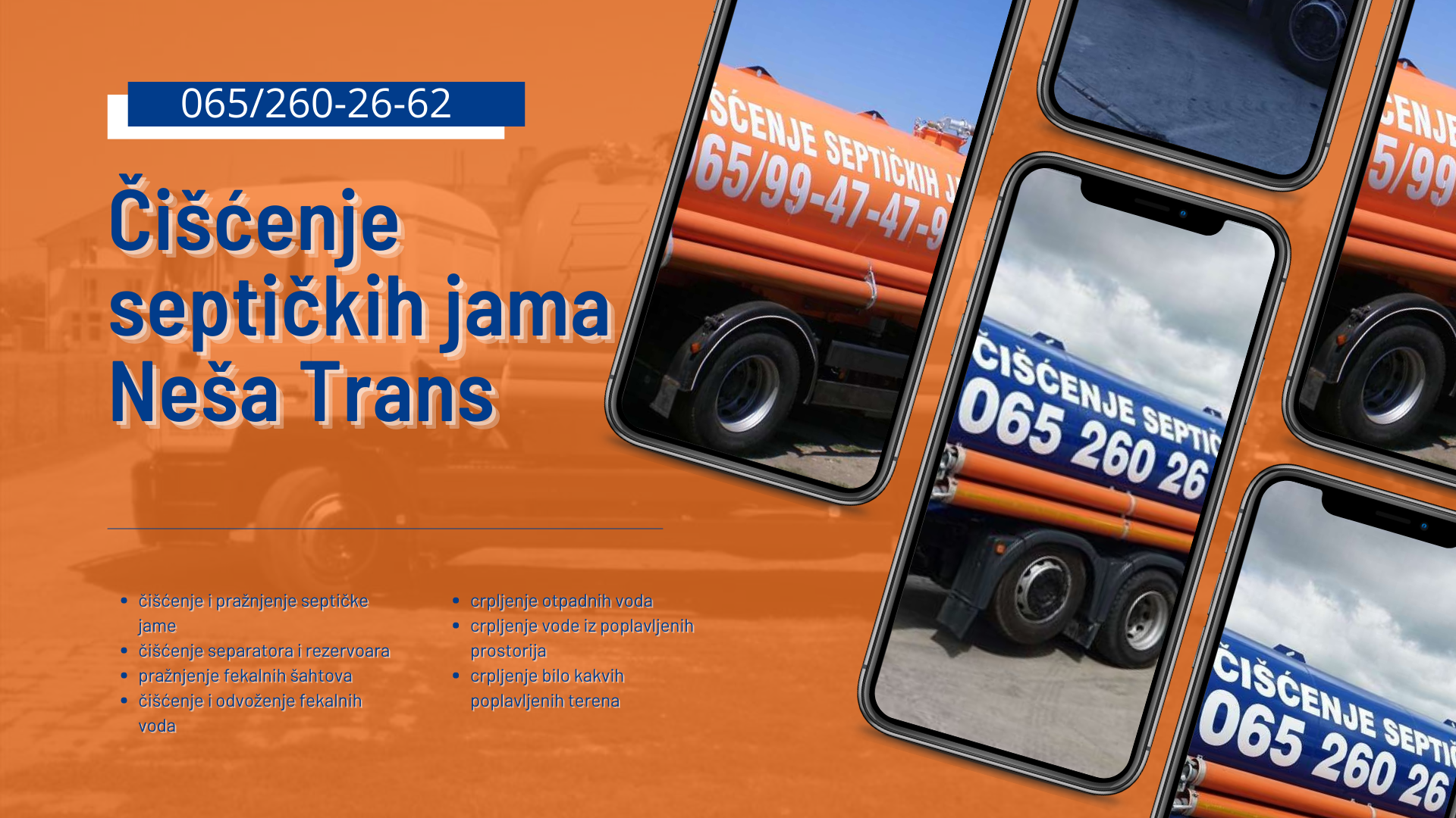 Čišćenje septičkih jama Neša Trans 