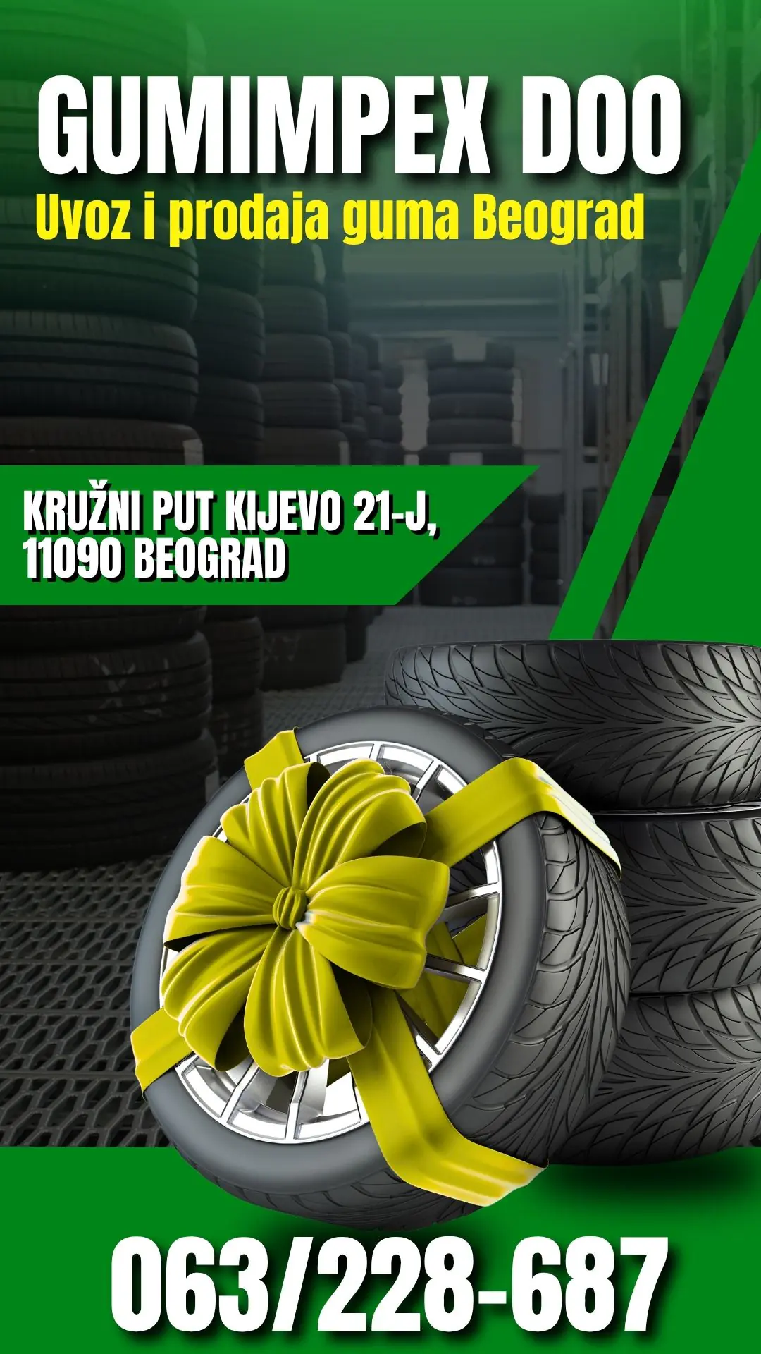Uvoz i prodaja guma Beograd Gumimpex doo