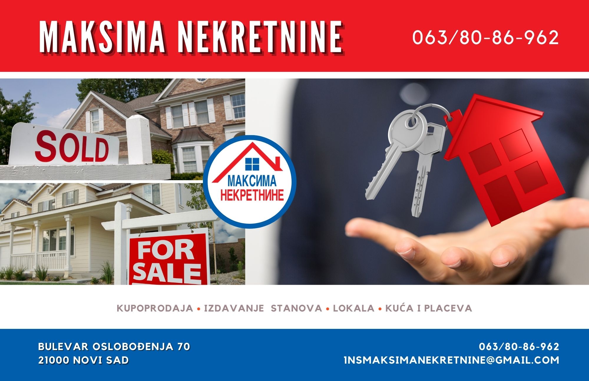 Prodaja stanova agencija za nekretnine Novi Sad