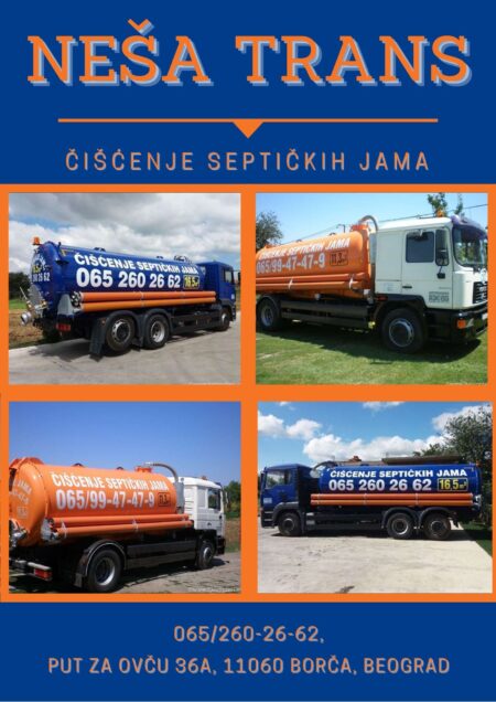 Čišćenje septičkih jama Neša Trans 