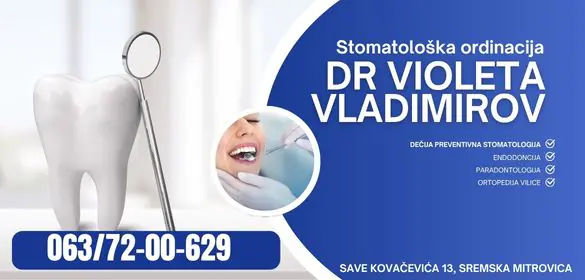 Stomatološka ordinacija dr Violeta Vladimirov Sremska Mitrovica