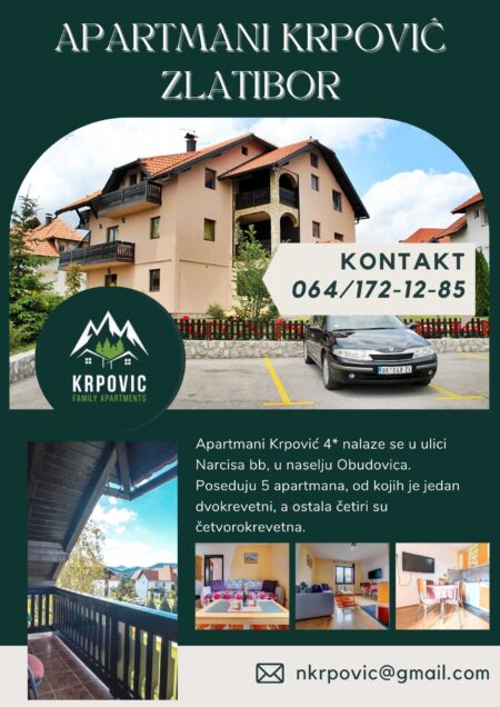 apartmani krpović zlatibor