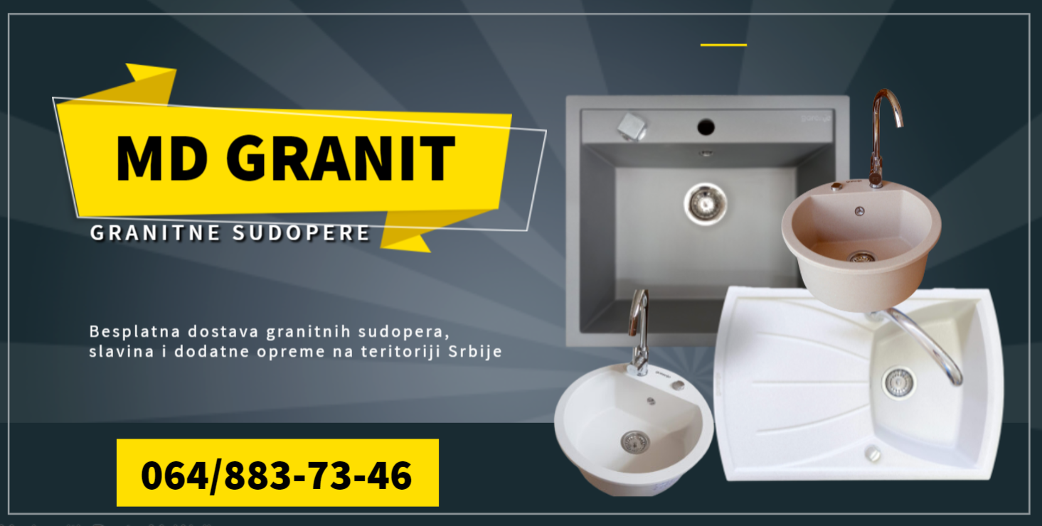 Granitne sudopere MD Granit Zaječar