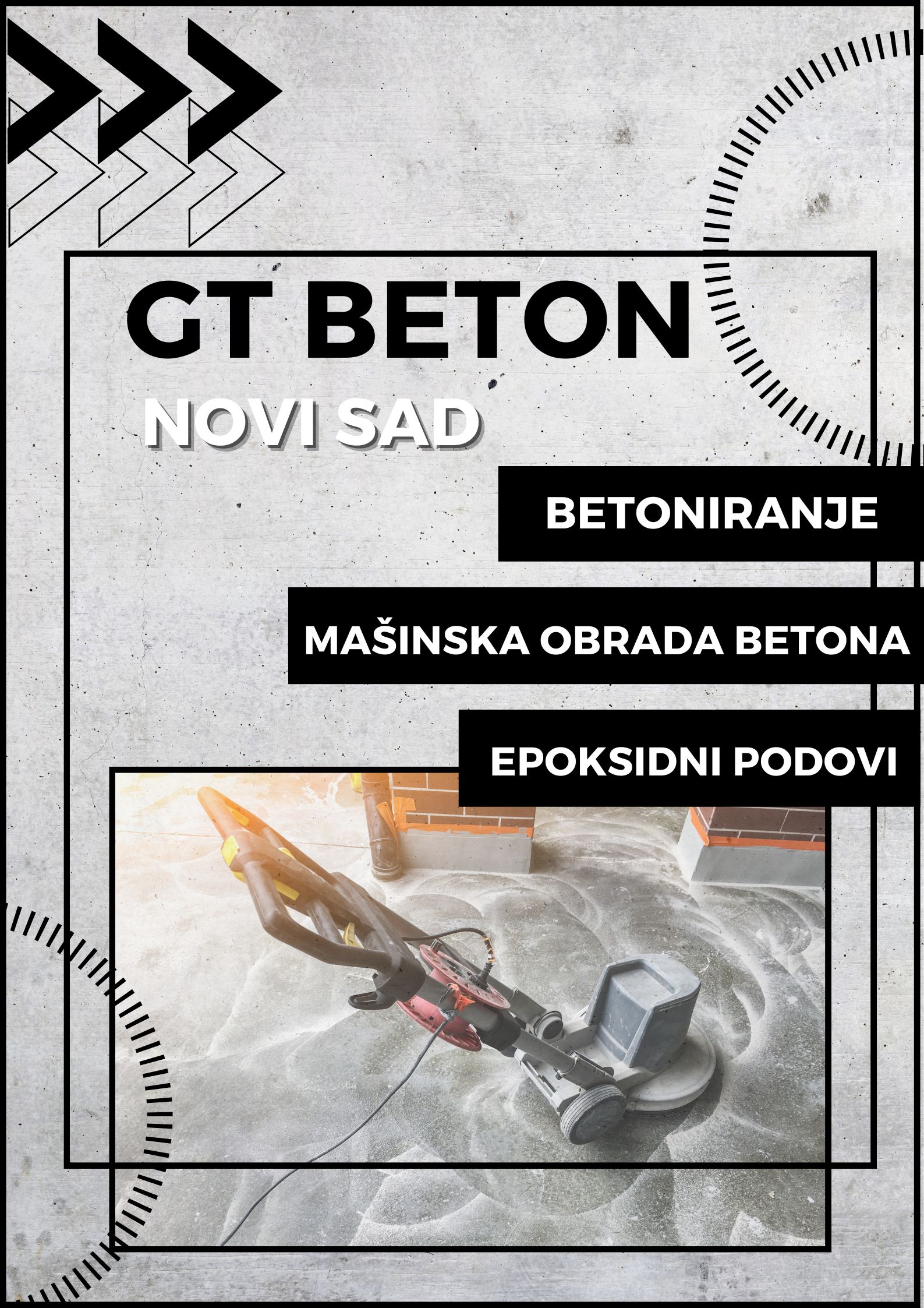 Betoniranje | Mašinska izrada podova Novi Sad GT BETON