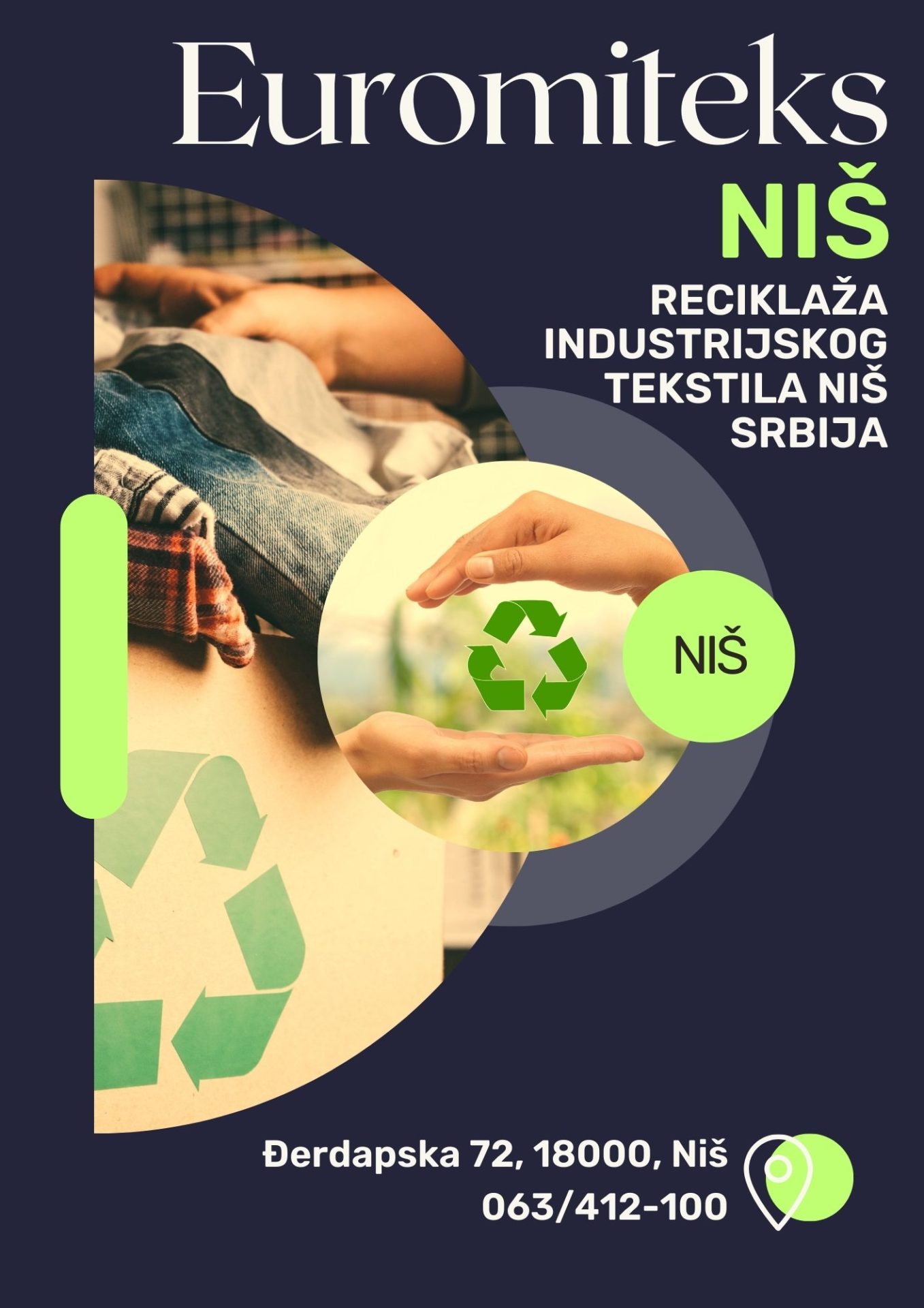 Reciklaža industrijskog tekstila Niš Euromiteks
