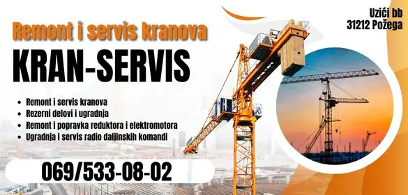 Remont i servis kranova Požega Kran-Servis