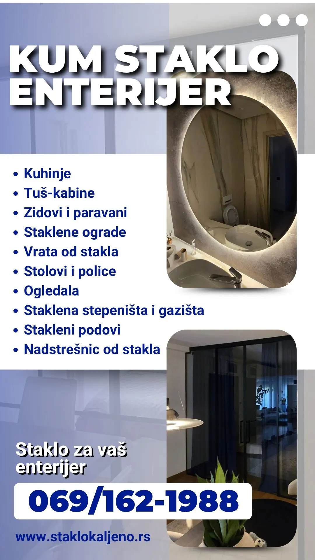 Kaljeno staklo za vaš dom i poslovni prostor Kum staklo enterijer