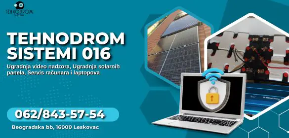Ugradnja solarnih panela, video nadzora i alarma Tehnodrom Sistemi 016