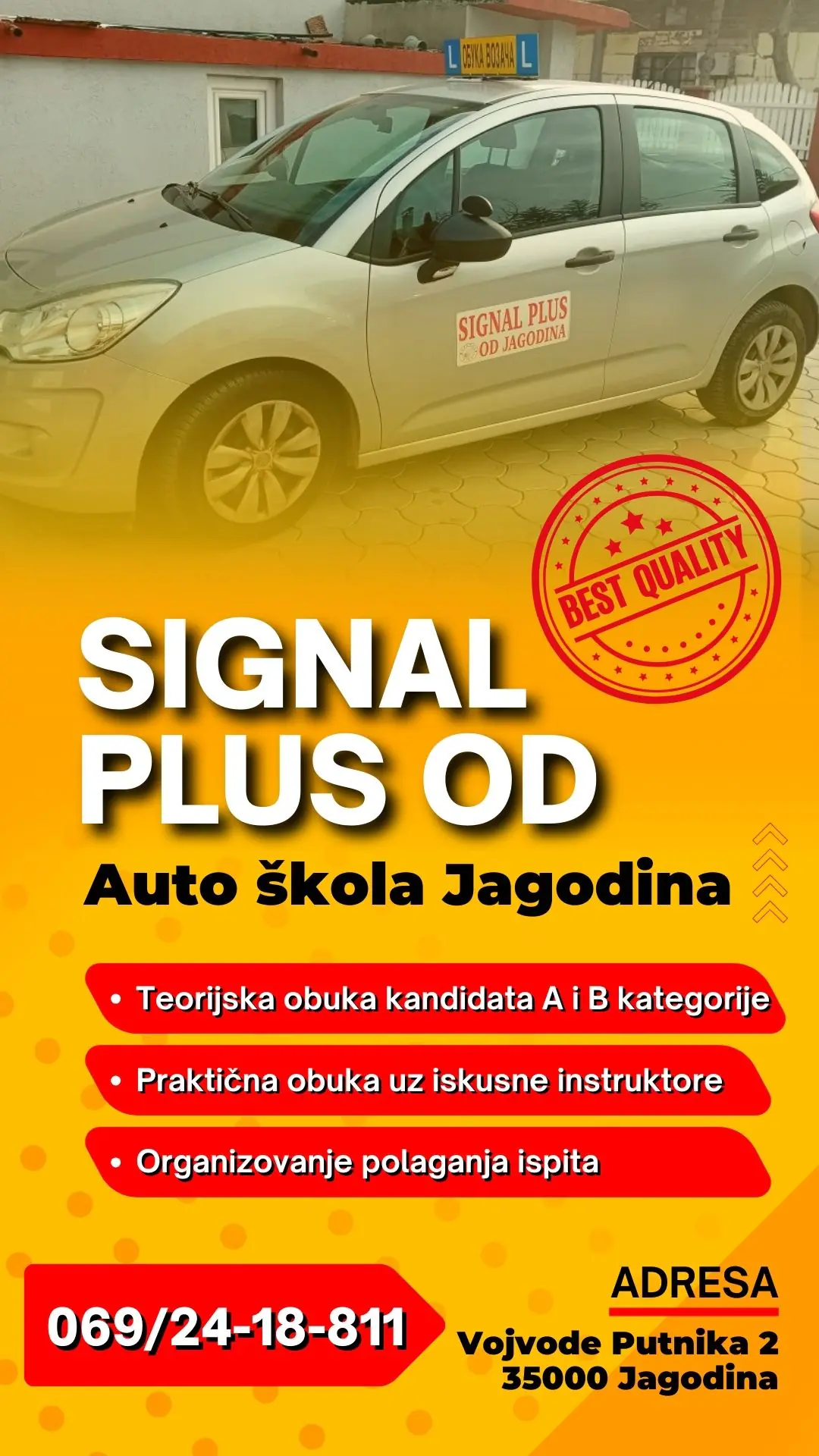 Auto škola Jagodina Signal Plus OD