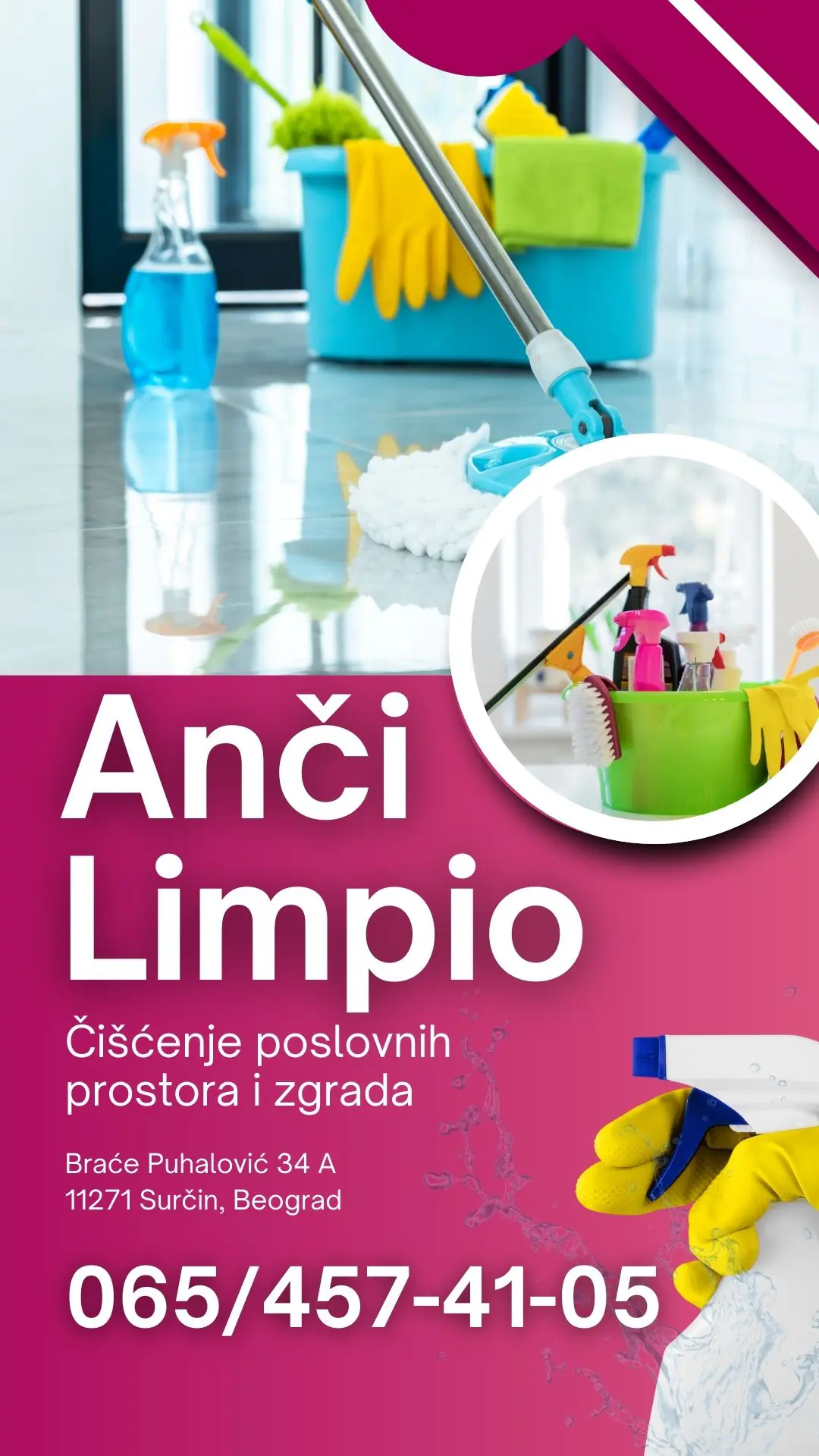 Čišćenje poslovnih prostora i zgrada Beograd Surčin Anči Limpio
