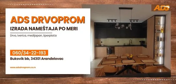 Izrada nameštaja po meri ADS Drvoprom Aranđelovac