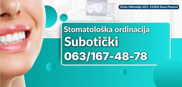 Stomatološka ordinacija Subotički Stara Pazova
