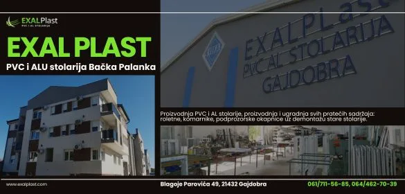 Exal Plast PVC i ALU stolarija Bačka Palanka