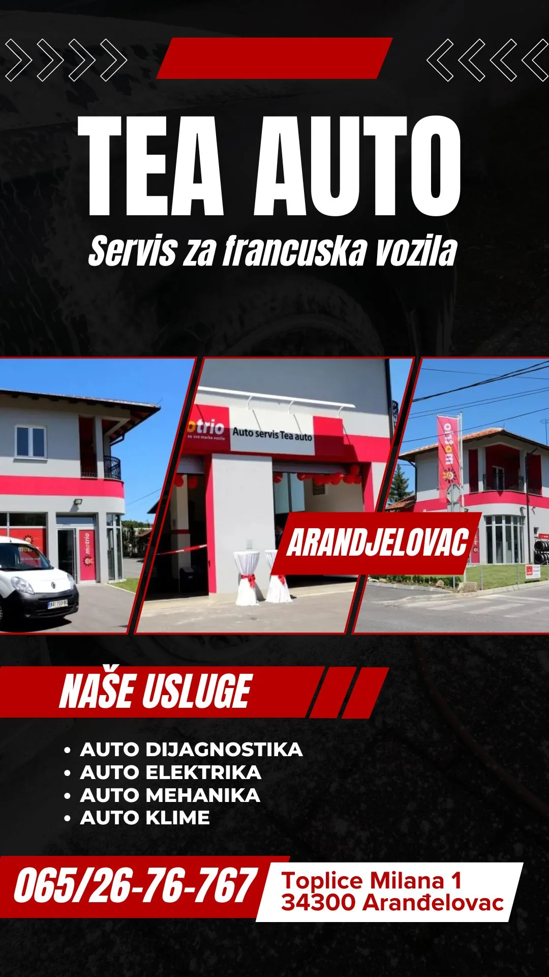 Servis za francuska vozila Tea Auto Aranđelovac