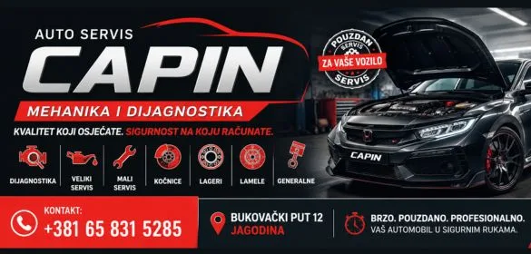 Auto servis Capin profesionalna mehanika i dijagnostika u Jagodini