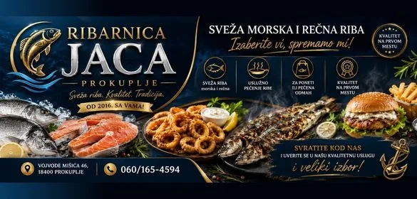 Ribarnica Jaca uslužno pečenje ribe Prokuplje