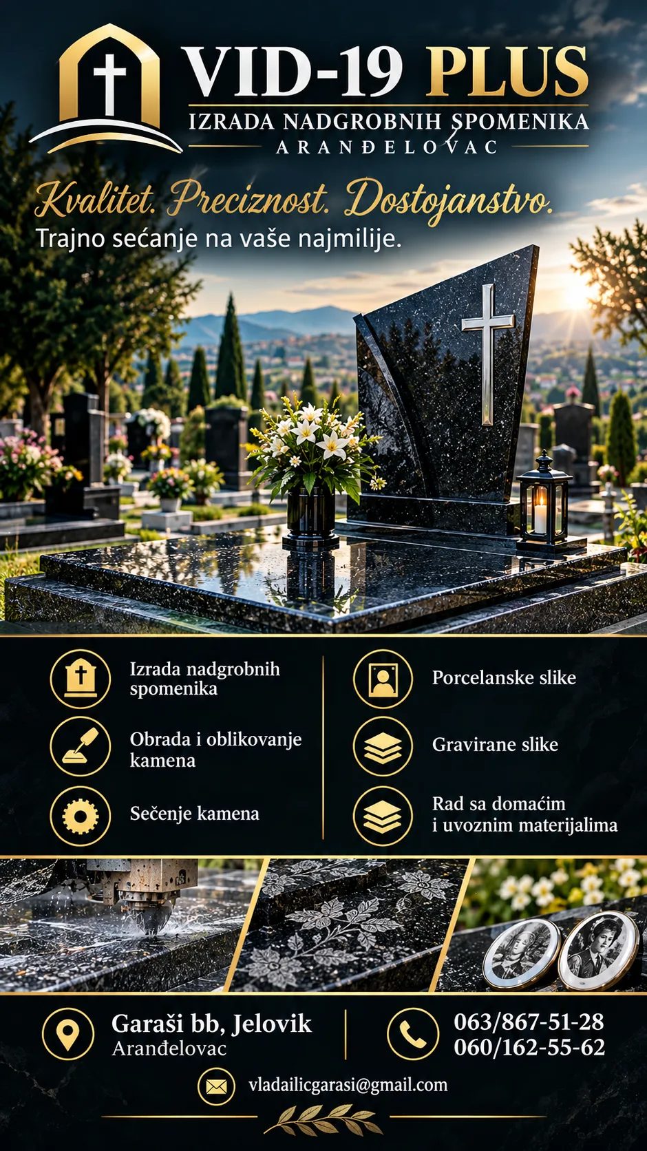 Kamenorezačka radnja Vid 19 Plus Aranđelovac