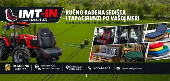 Izrada sedalice za sedišta stolice i traktorske kabine IMT-IN Inđija
