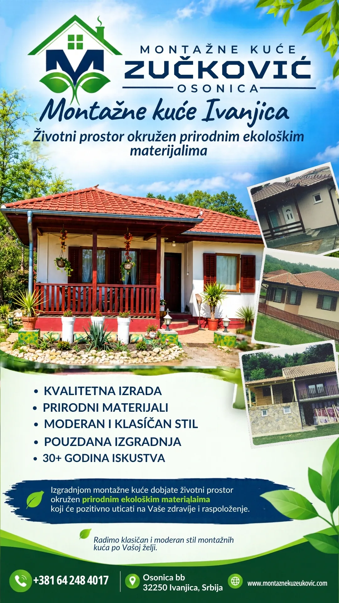 Montažne kuće Žućković Ivanjica