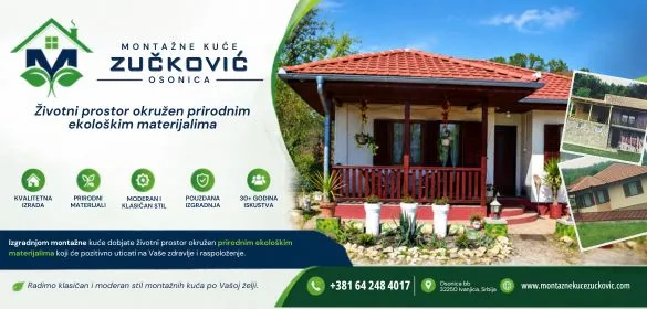 Montažne kuće Žućković Ivanjica